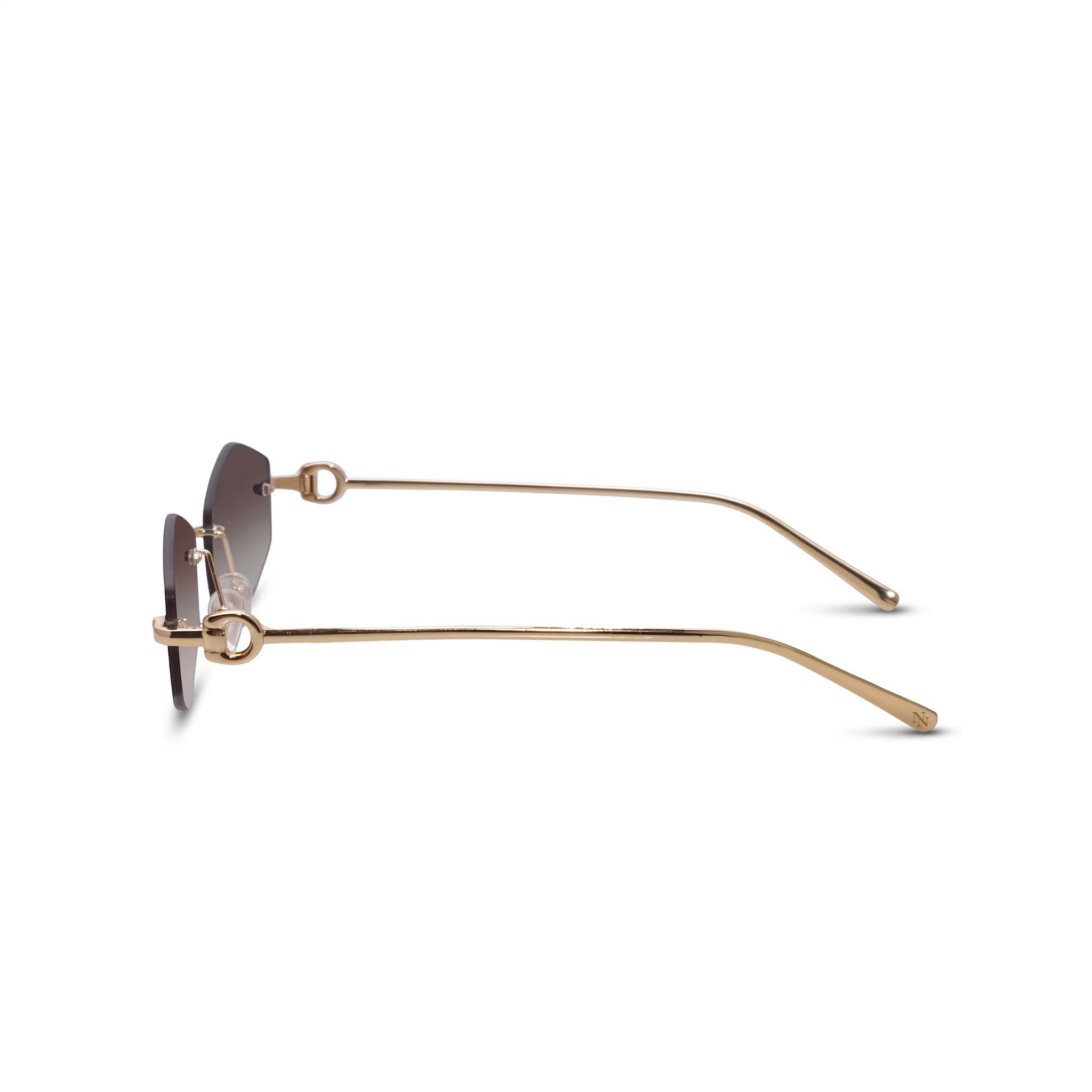 Óculos Nine Capri Gold Brown