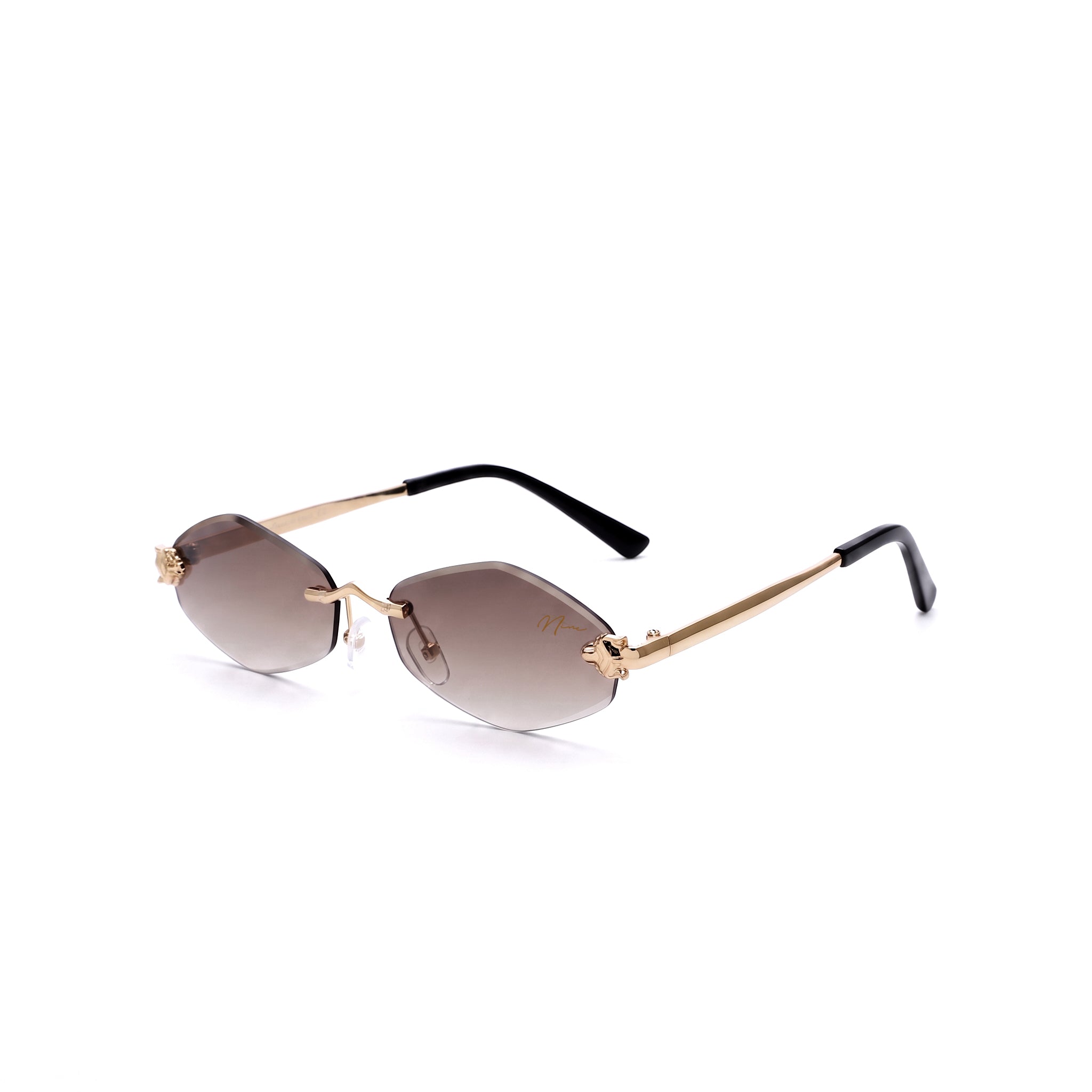 Óculos Nine Prisma Gold Brown