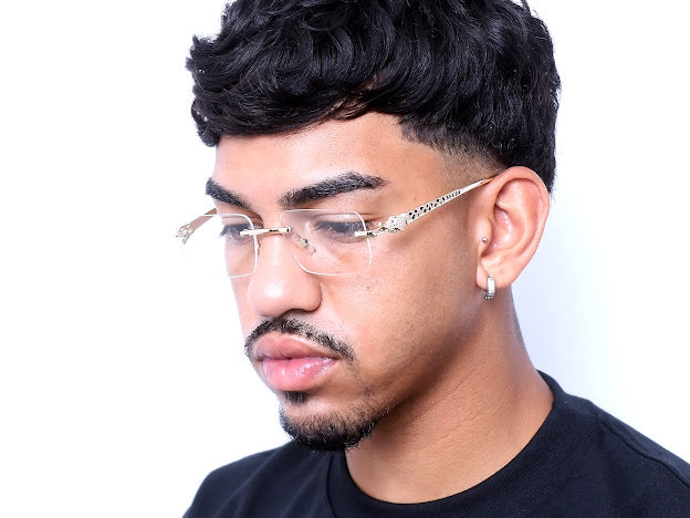 PRÉ-VENDA Óculos Nine Frame Snake Gold