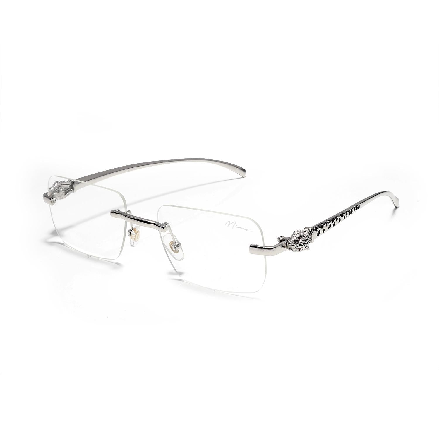 Óculos Frame Snake Silver - Nine Óculos