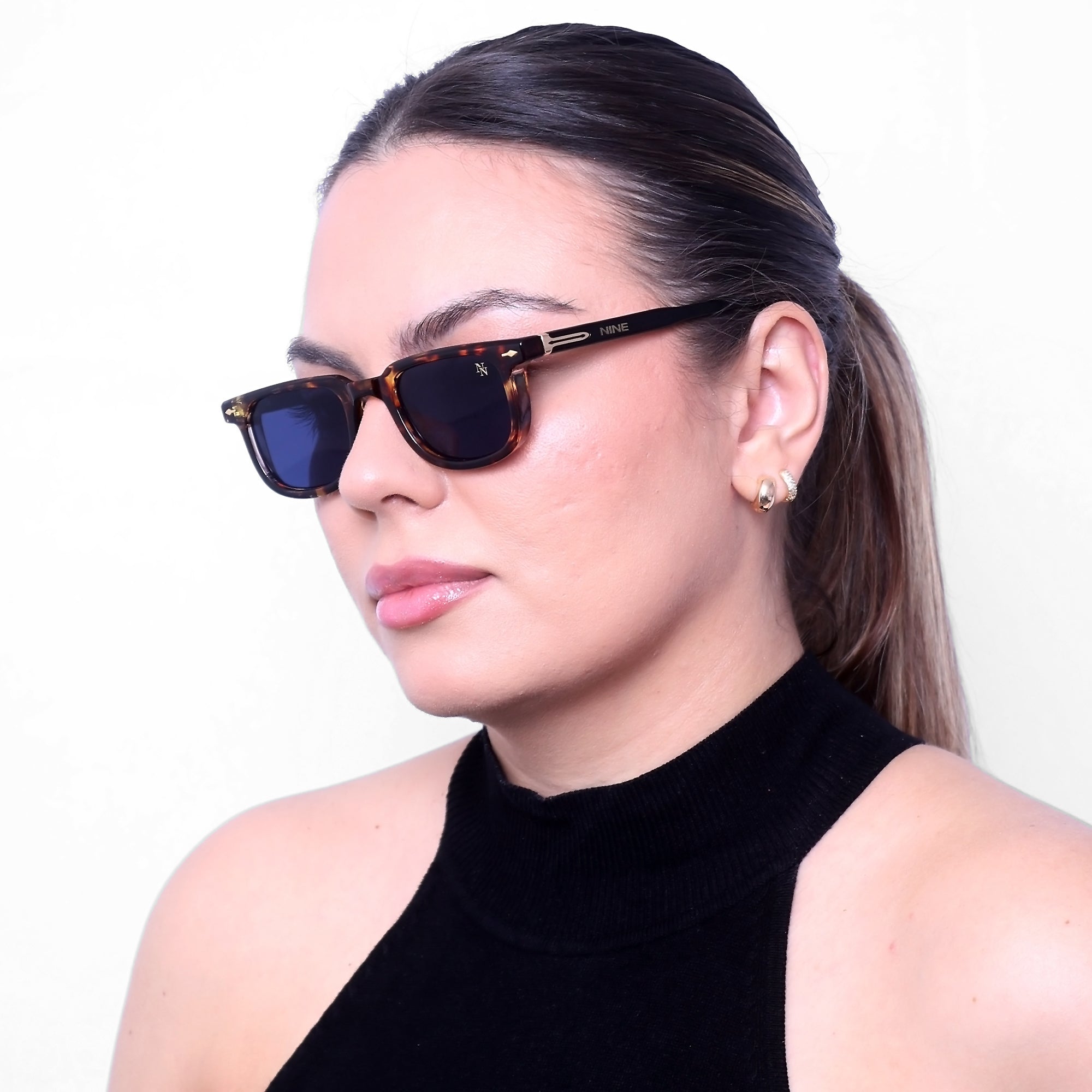 PRÉ-VENDA Óculos Nine Tittanium Leopard Blue