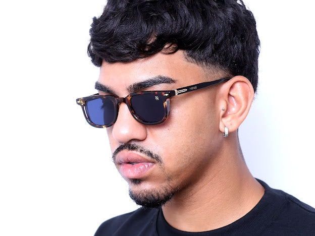 PRÉ-VENDA Óculos Nine Tittanium Leopard Blue