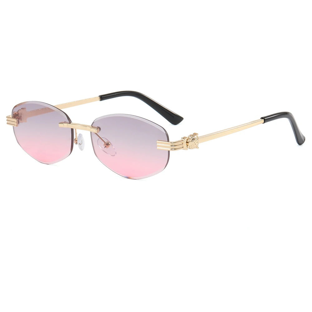 Óculos Nine Kimmy Gold Degradê Pink