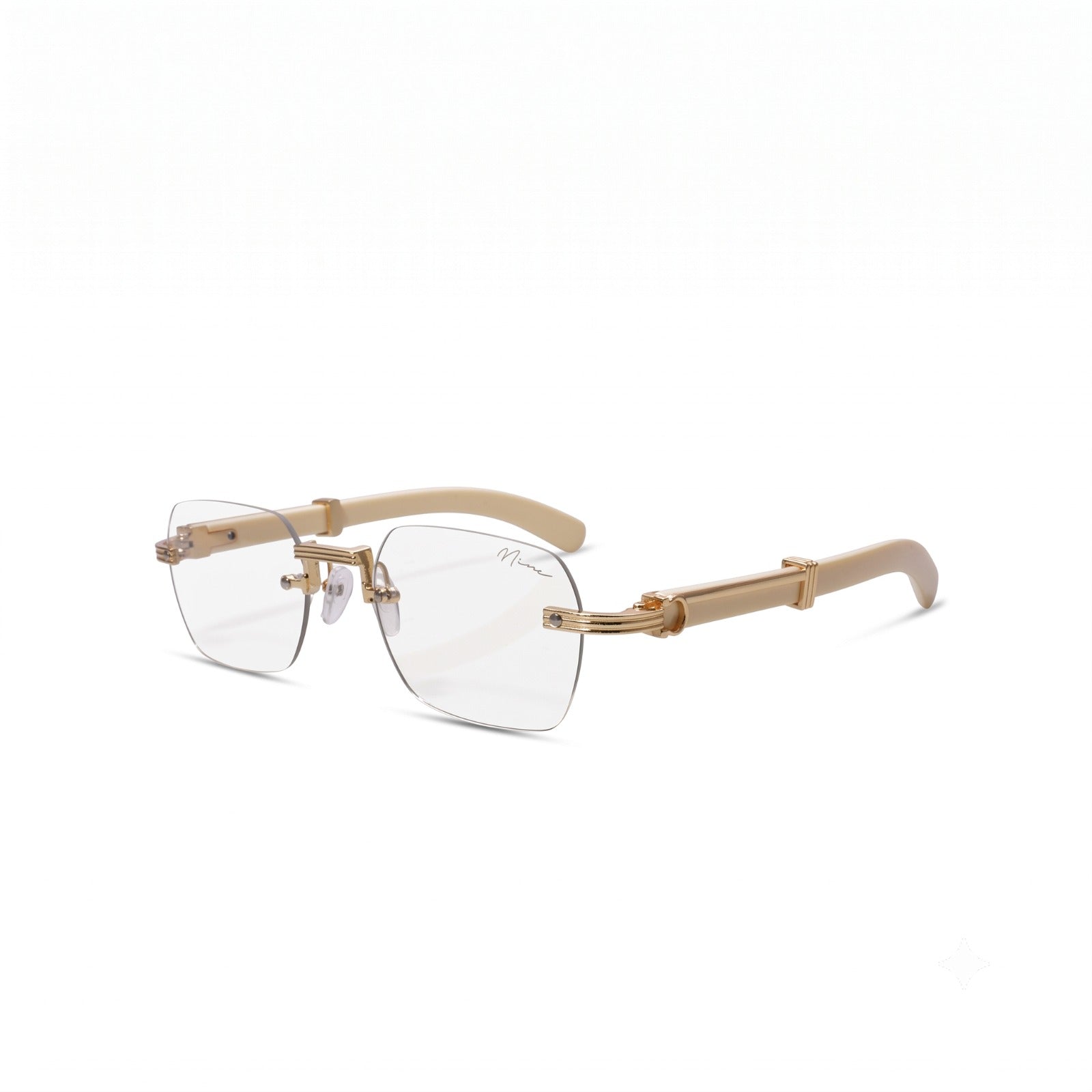 Óculos Nine Elo Ivory Gold